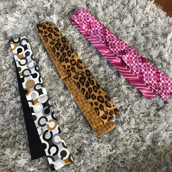 Beautiful silk Coach headbands - Picture 2 of 8